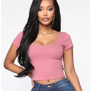 Muave Crop Top Fashion Nova